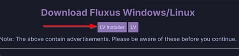 lv installer fluxus